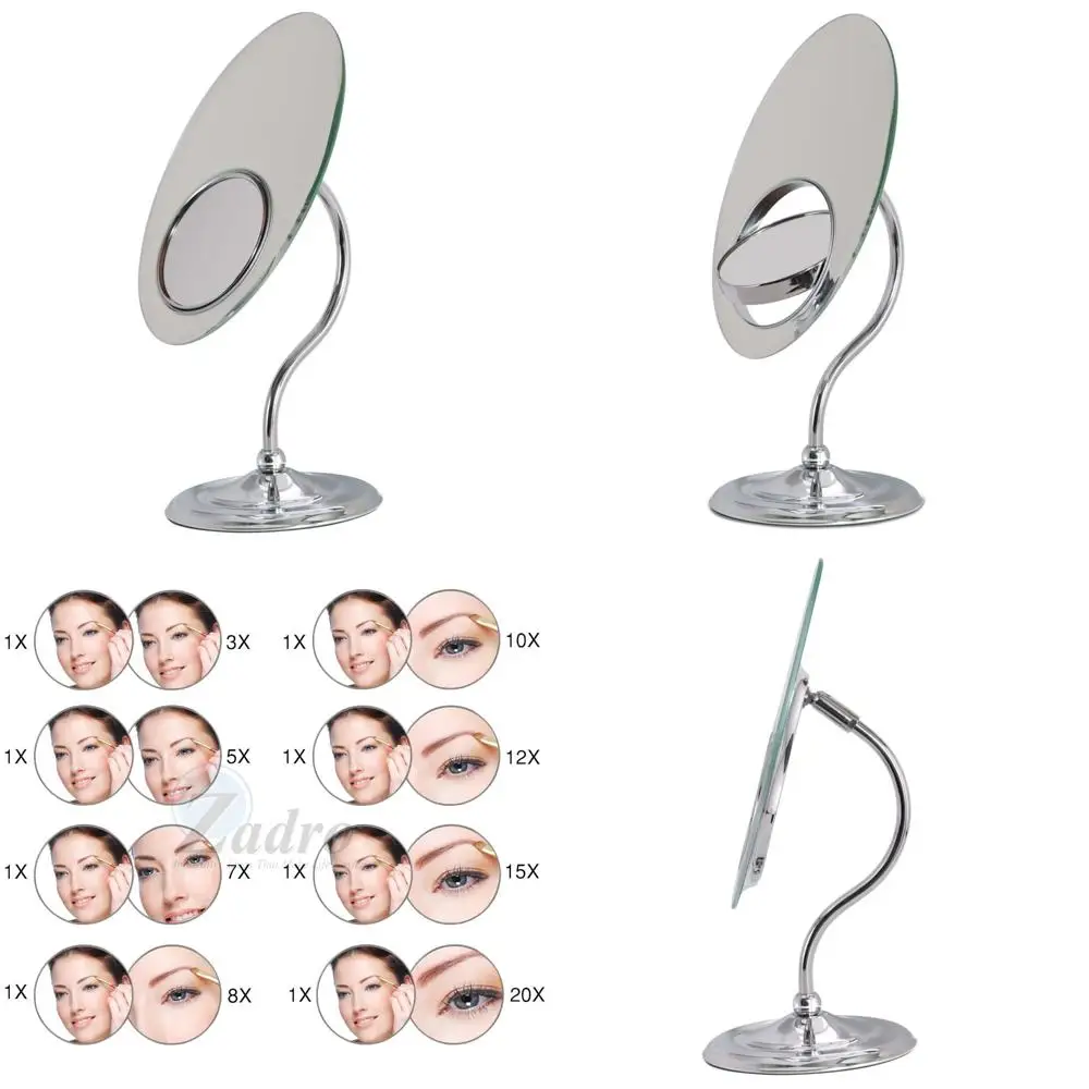 

хромированное овальное скошенное зеркало на пьедестале Tri-optics с длинным хвостовым швом для улучшенного отражения и стиля