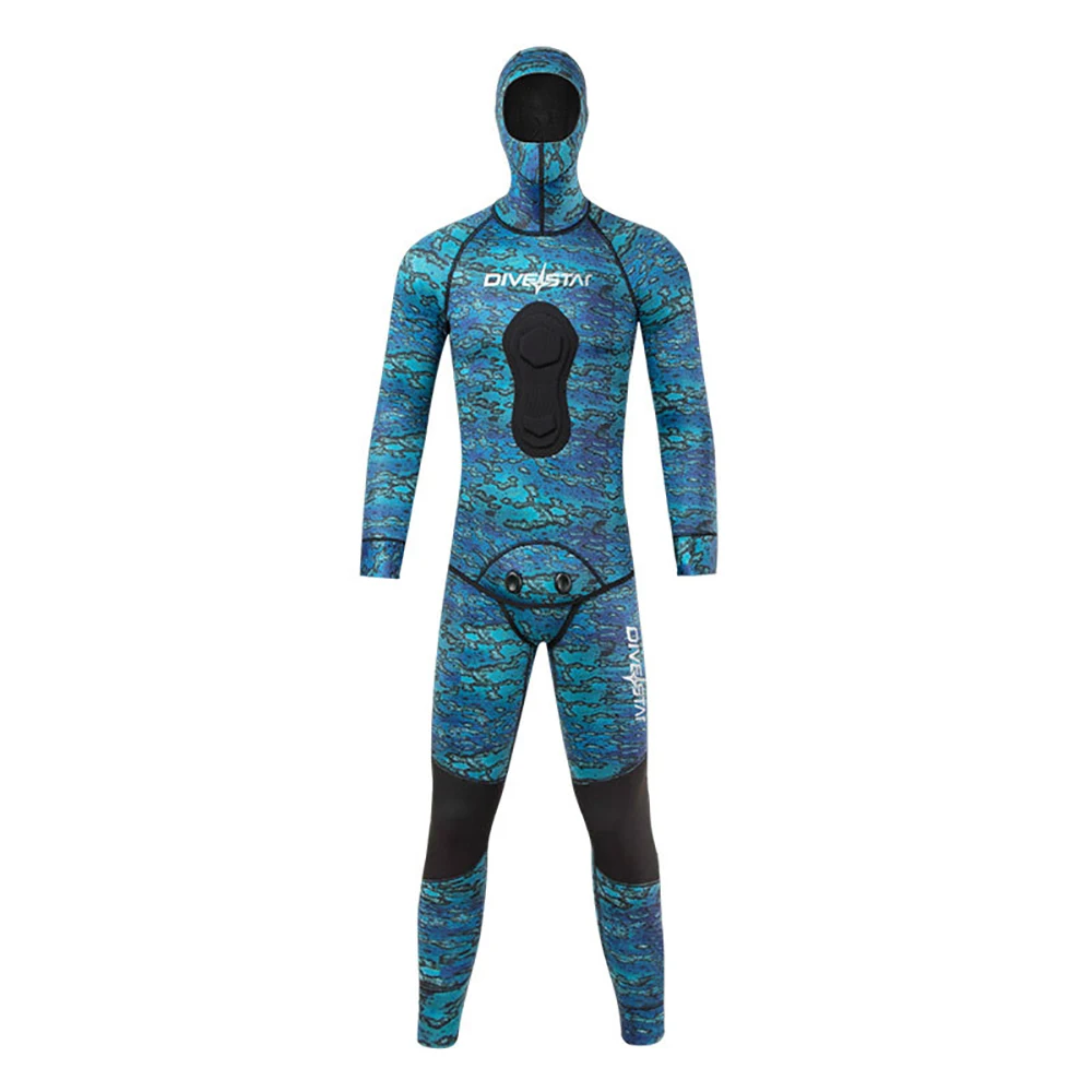 Neoprene Scuba Diving Wetsuit 3MM Winter Warm Men Women Hood Surfing Snorkeling Two Piece Set Spearfishing Hooded Diving Suit