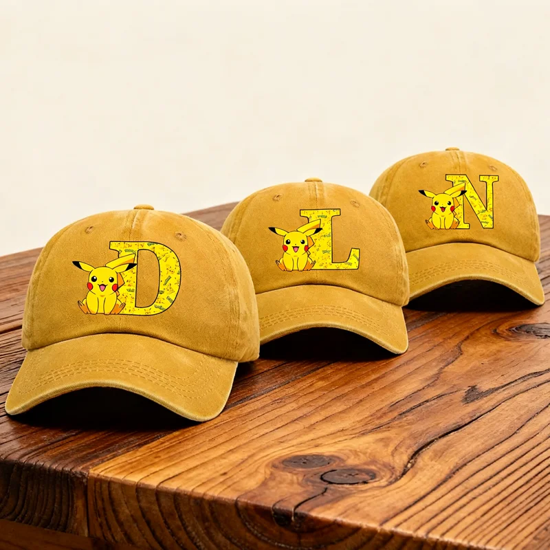 Распродажа-покемонов-спортивная-шляпа-для-мальчиков-и-девочек-шляпа-от-солнца-Пикачус-a-z-солнцезащитный-козырек-с-буквами-бейсболка-для-взрослых-уличный-головной-убор-в-стиле-ретро-harajuku