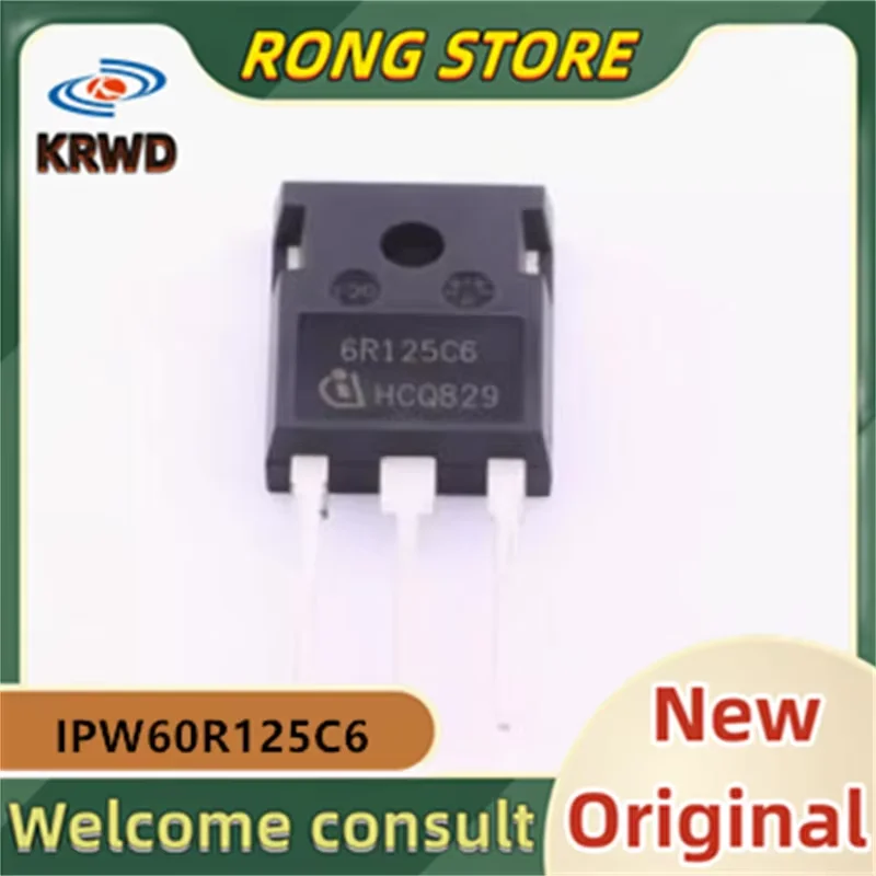 5PCS  6R125C6 New and Original Chip IC IPW60R125C6  IPW60R125  60R125C6 TO-247