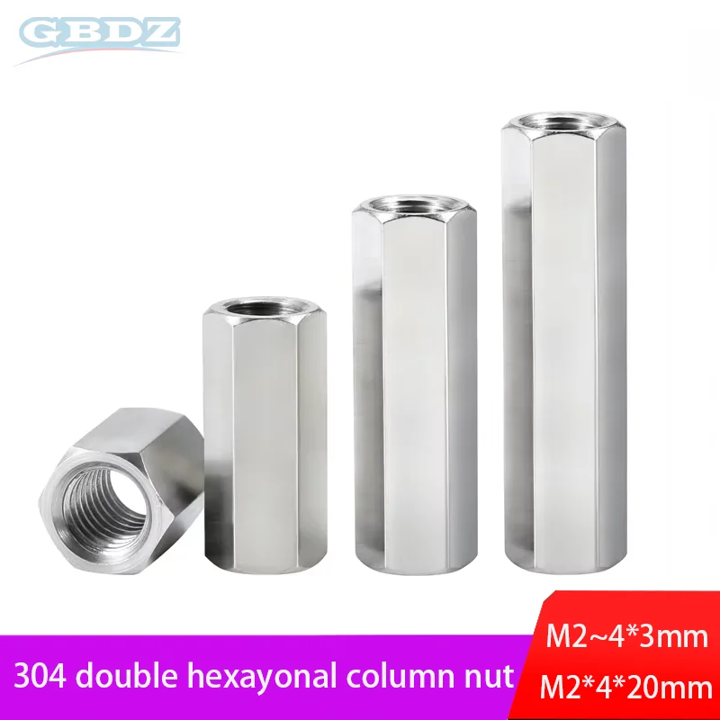 

Double Hexagon Nut 304 Stainless Steel Corrosion Resistance And Aging Resistance, Various Sizes Available