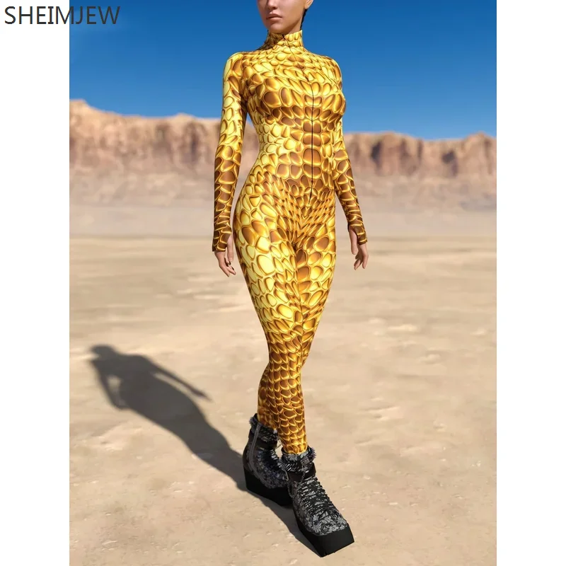 Women Men Muscle Human Desert Dazzle in Seven Colours 3D Printing Dress Up Jumpsuit Halloween Party Cosplay Costumes Outfit