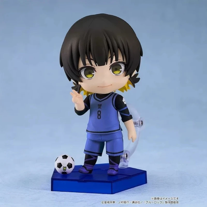 New Q Version 2658# Bachira Meguru Blue Lock Anime Figures Collectible Movable Model Doll Set Toy Desktop Collection Gift
