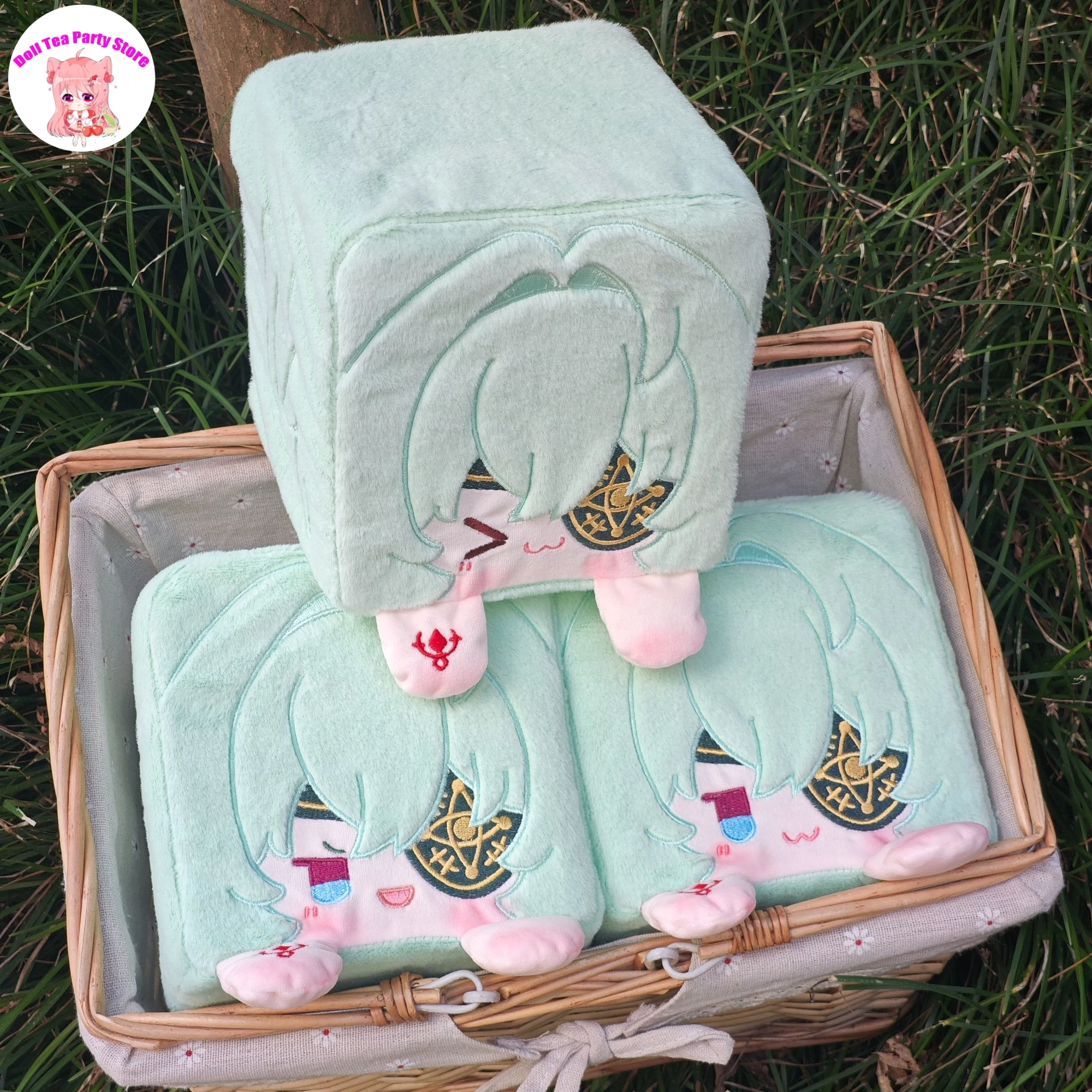 Jeu Honkai: Star Rail Anaxagoras carré Dango peluche oreiller peluche poupée peluche oreiller jouets coussin Anime anniversaire cadeau de noël