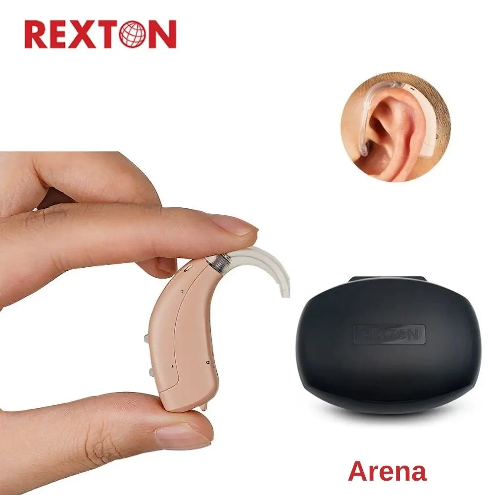 Слуховой аппарат Rexton Arena P1 P3 HP3 для пожилых людей, цифровой беспроводной мини-слуховой аппарат BTE, усилители