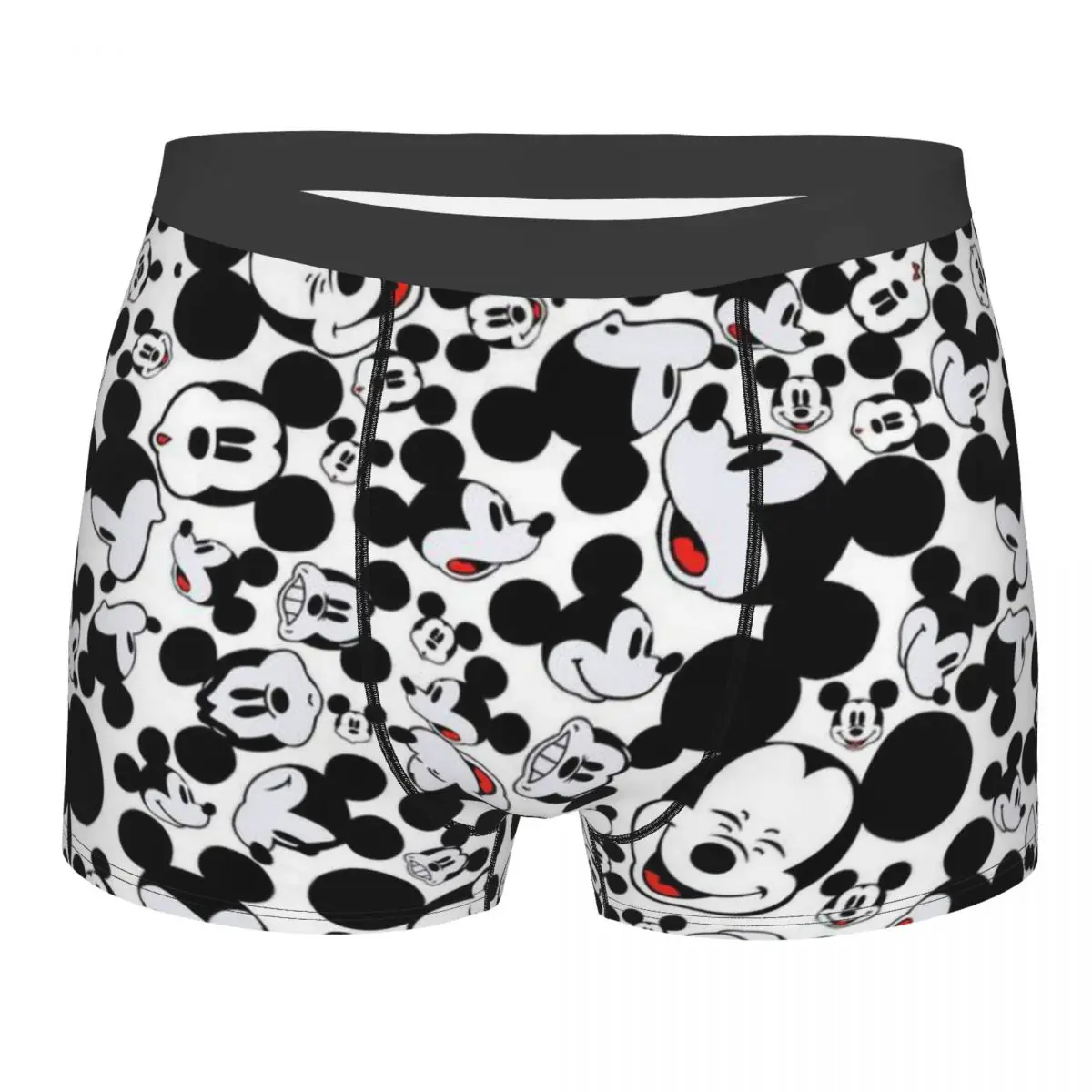 

Custom Male Fashion Mickey Mouse Minnie Underwear Boxer Briefs Soft Shorts Panties Underpants