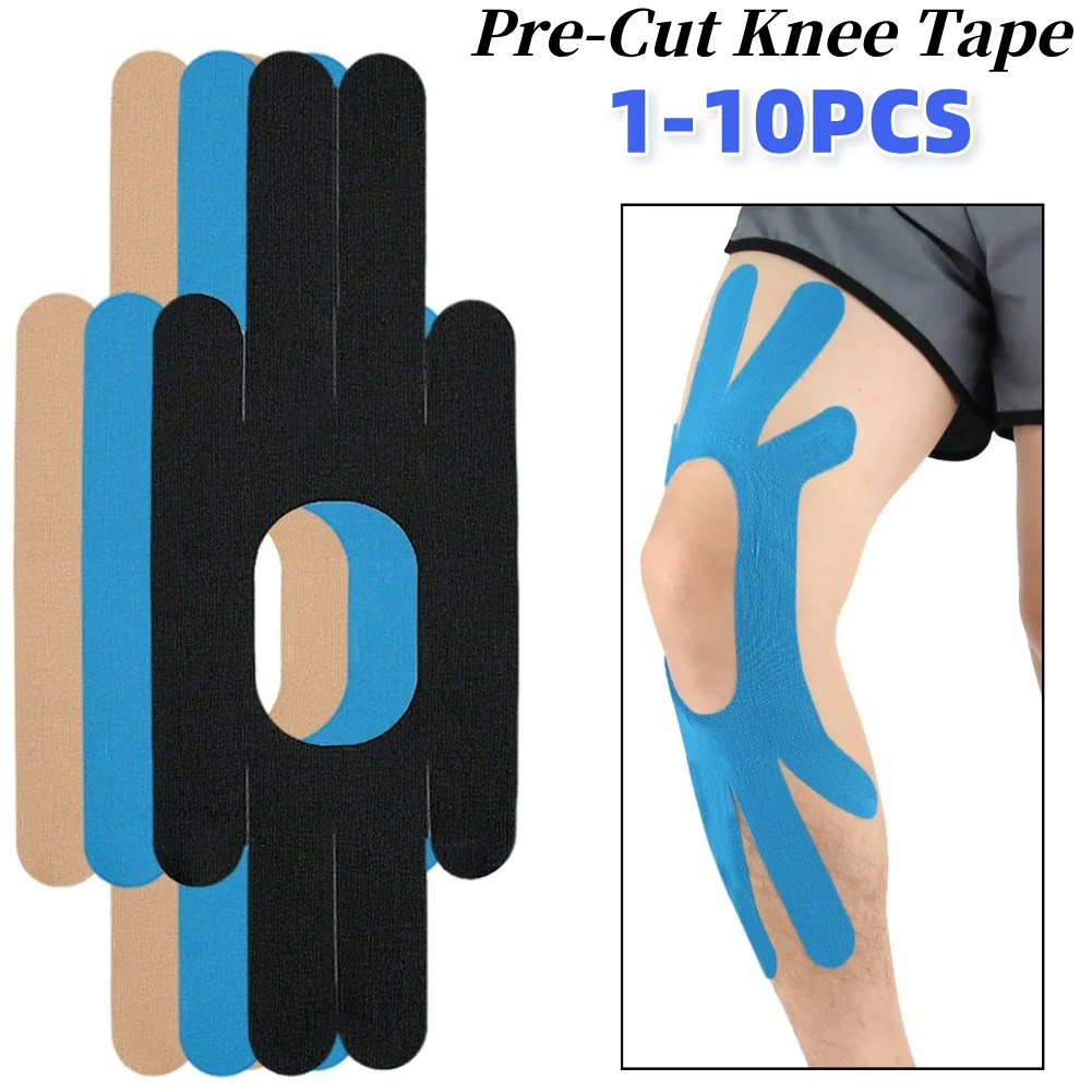 Knee Kinesiology Tape Adhesive Sport Tape Breathable Provide Support and Stability To Muscle Elastic for Running Hiking Riding