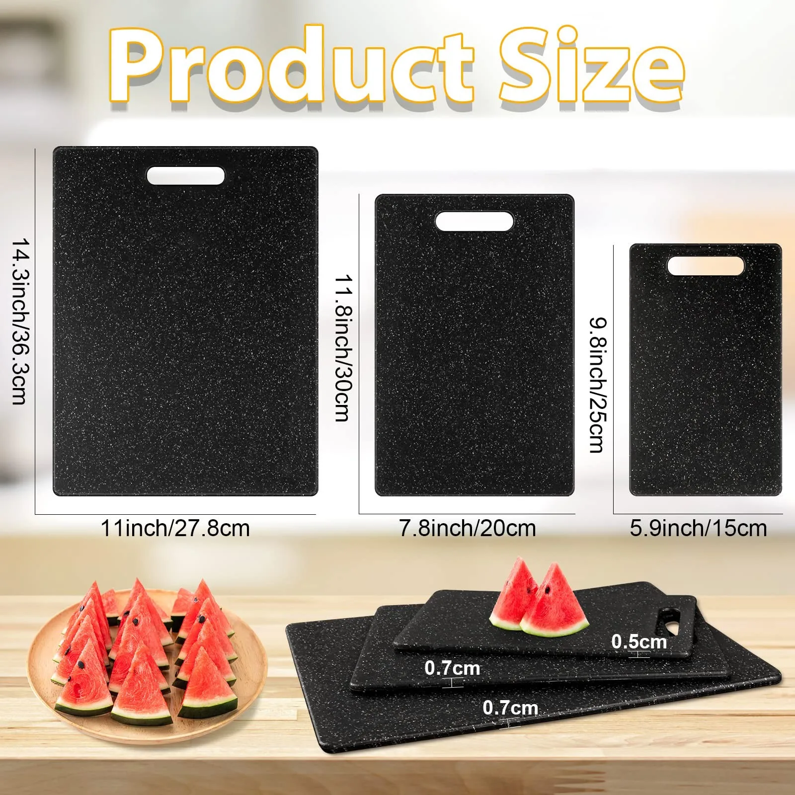 1PCS Cutting Board Environmental Protection Cutting Board Plastic Stone Cutting Board Kitchen Fruit And Vegetable Cutting Board