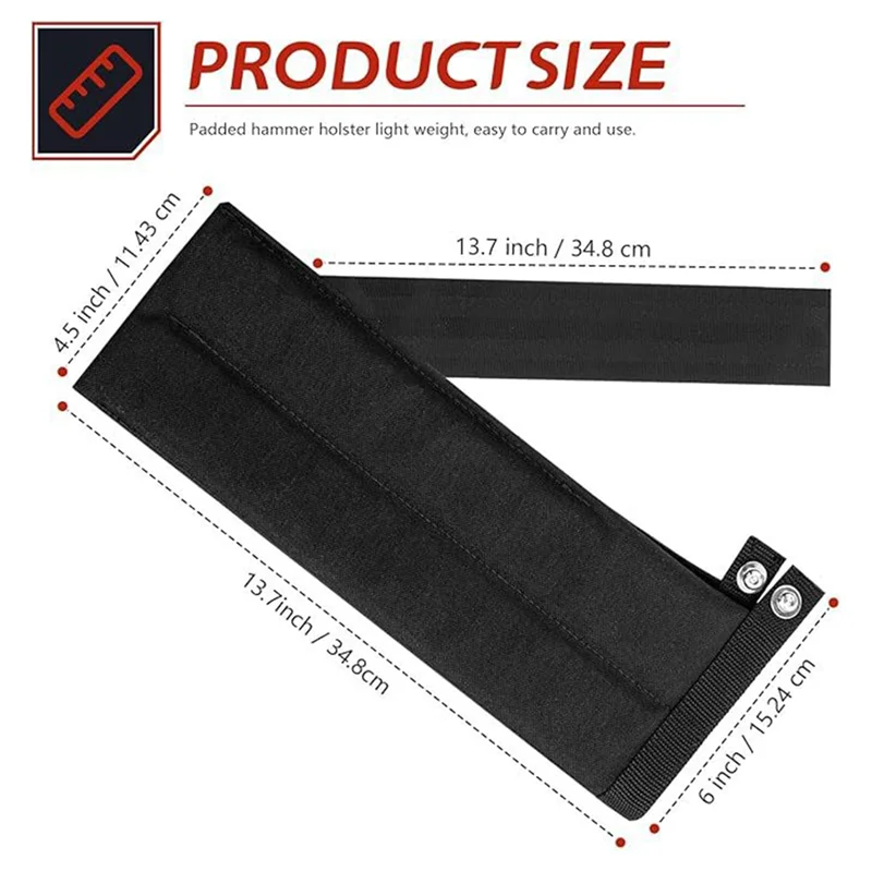 A84E-Replaces Diamondback Tools Belt Holder Padded Hammer Holster, Hammer Sleeve For Diamondback Tool Pouch Belts Or Tools Belt