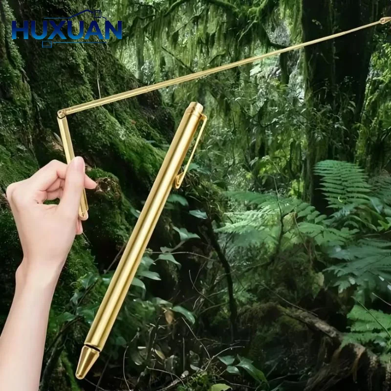 Brass Stainless Steel Dowsing Rods Upgraded Flexible Rotation Tool Detect Golden, Water