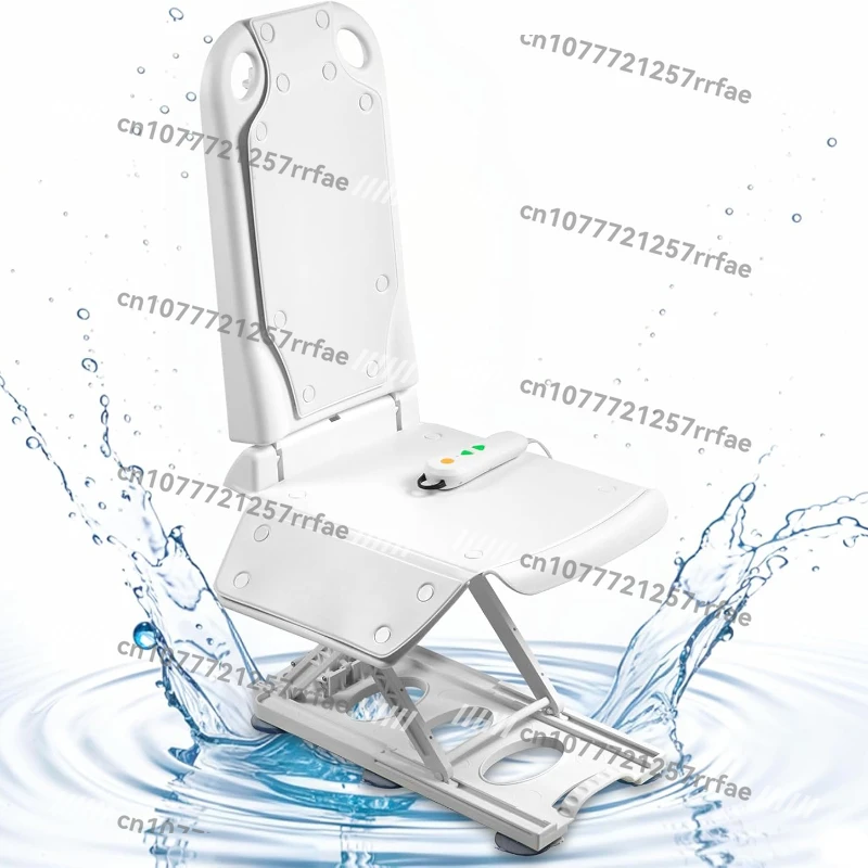 

Waterproof Electric Bath Lift Chair 300 Lbs. Capacity, The Elderly Care Floor Lift Chair