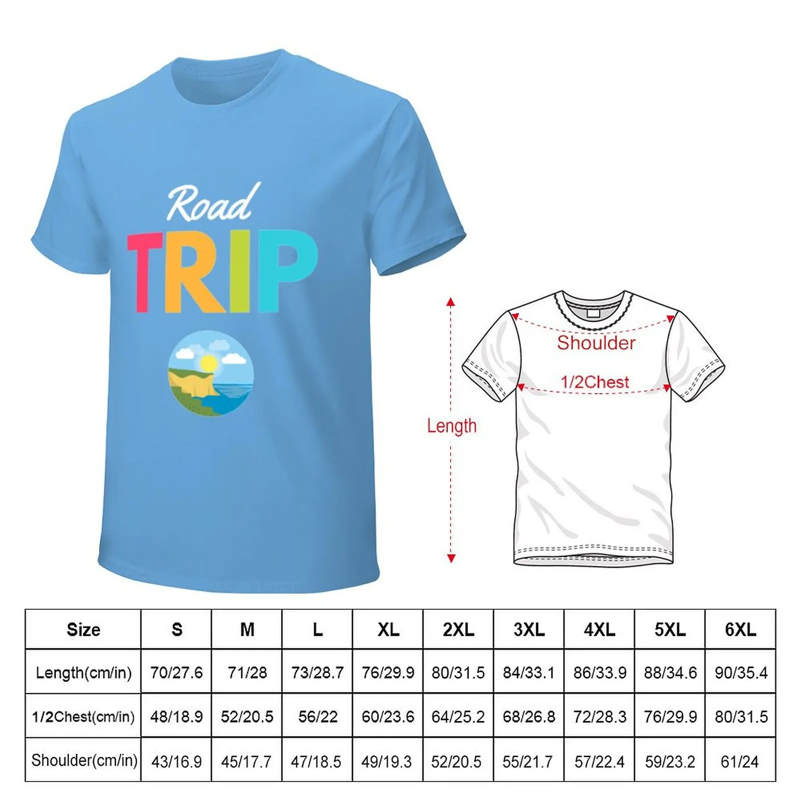 Vintage Road Trip - Vintage Travel Europe beach and sun Travel Lifestyle and Hobbies T-Shirt summer top mens graphic t-shirts