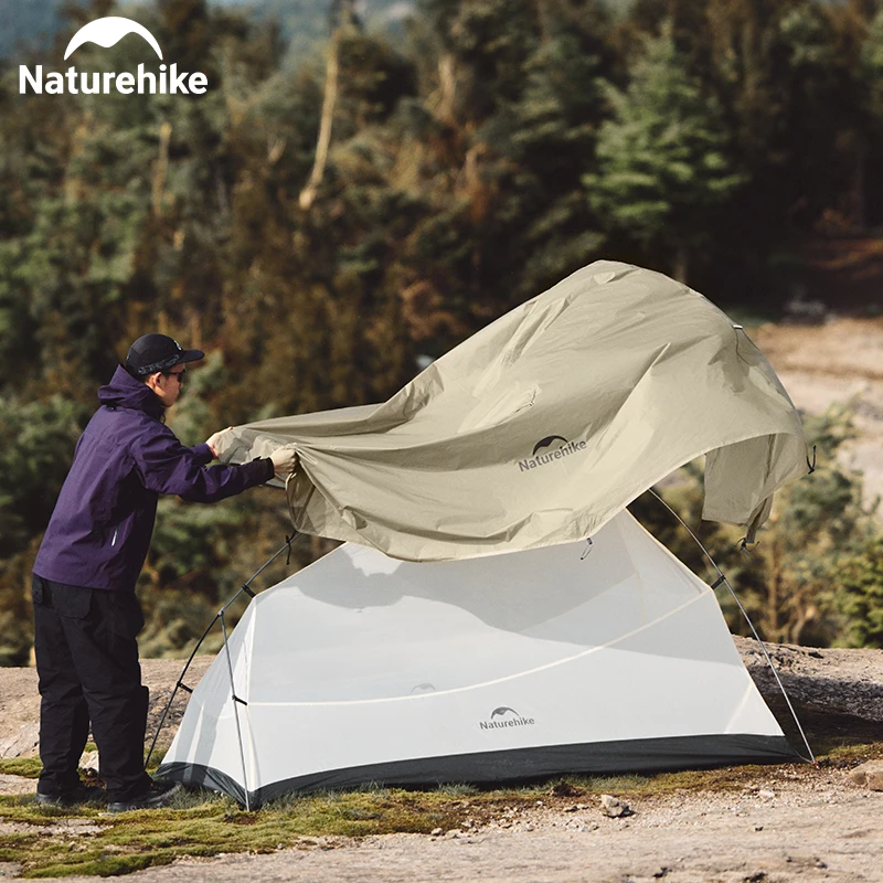 Imagem -02 - Naturehike-nuvem até Pro Tenda para Pessoas Ultraleve Portátil à Prova Dágua ao ar Livre Caminhadas Viagens Camping 20d