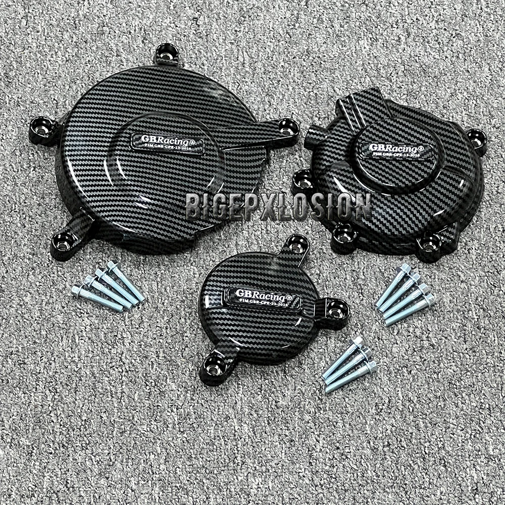 GSX-R600 / 750 NEW Carbon Fiber Texture Motorcycles Engine Protection Cover For SUZUKI GSX-R600 & GSX-R750 K6-L9 2006-2019