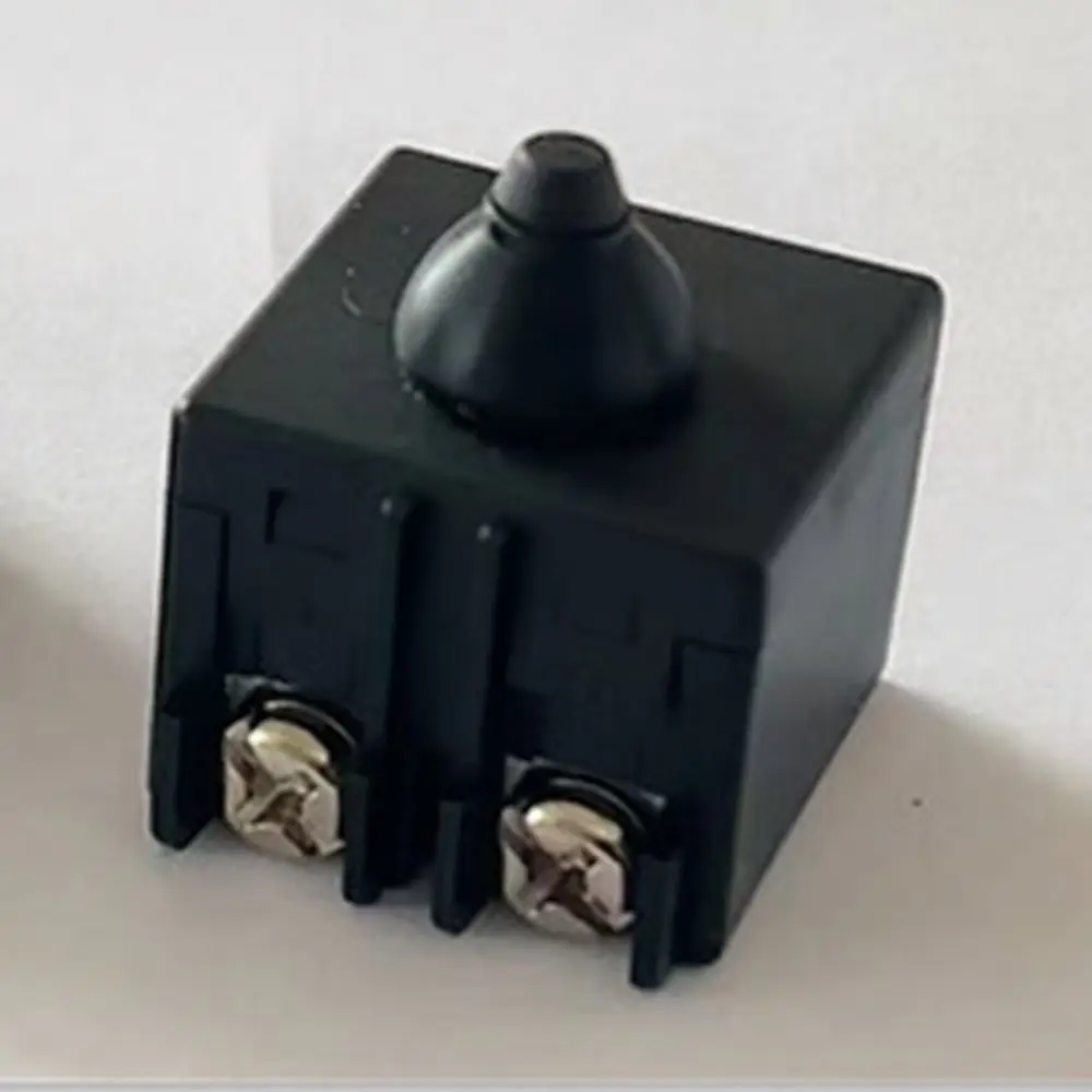 Electric Tool Switch For 6 100 Angle Grinder Polishing Cutting Machine Spare Part Repair Silver Contact Durable Black