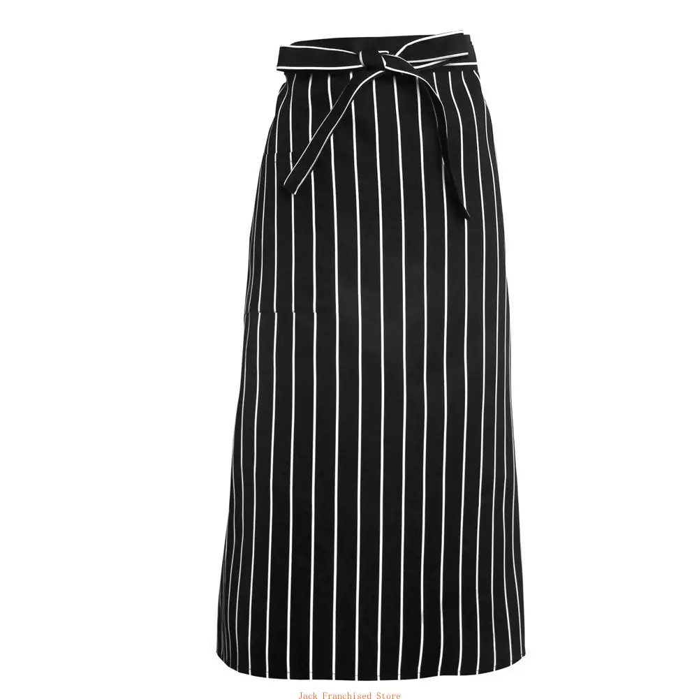 Kitchen Aprons Half-length Long Waist Apron Catering Chefs Waiters Uniform New