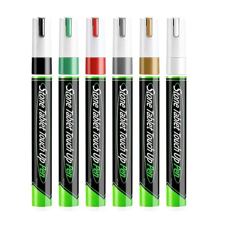 Weatherproof Oil Based Touch Up Paint Pen Quick Dry Granite Stone Marker For Tombstone Letter Inscription Repair Restoration Too