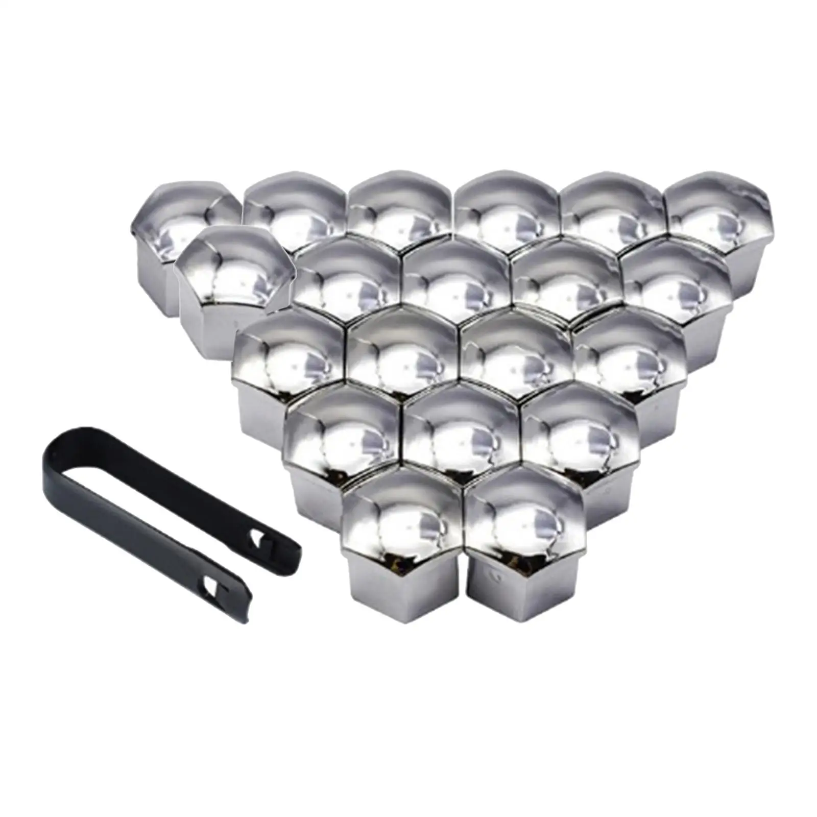 20pcs Car Wheel Lug Nut Covers Bolt Cap Set Anti Rust Protection for Multi Car Rim and Iron Wheel Components