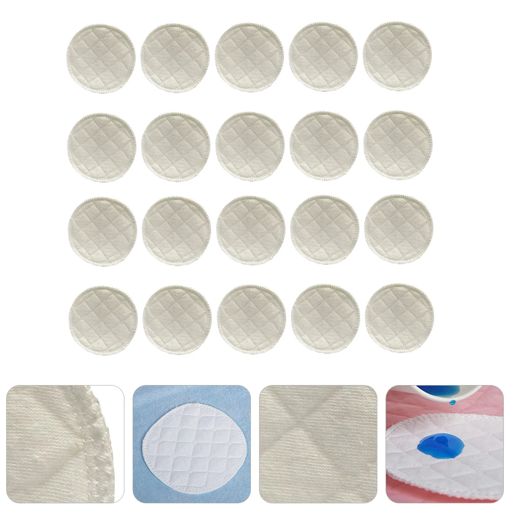 

20 Pcs Breast Pads Reusable Nursing Nipple for Breastfeeding Washable Bra Supplies