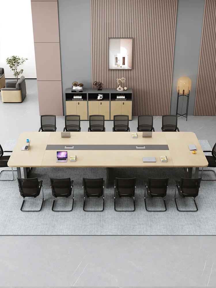 Conference table, simple, modern, office, strip, workbench, negotiation, training