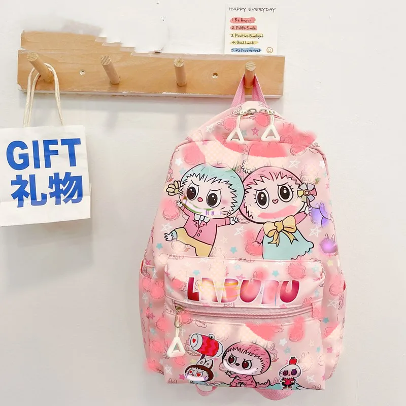

Miniso New Children's Backpack for 121labu Handbag Cute Primary School Shoulder Bag Kindergarten Schoolbag