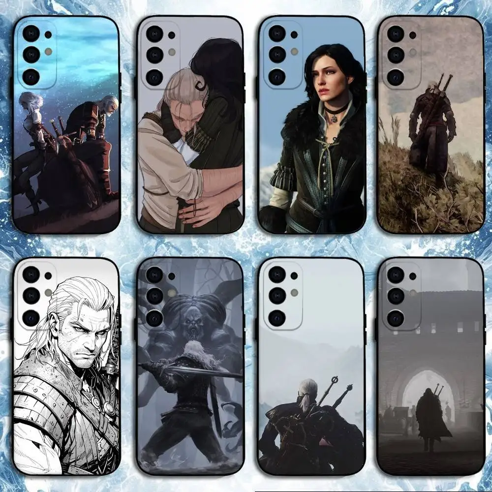 

Game The W-Witcher 3 Phone Case For Samsung S25,S24,S23,S22,S21,S20,Plus,Fe,Lite,Others Black Cover