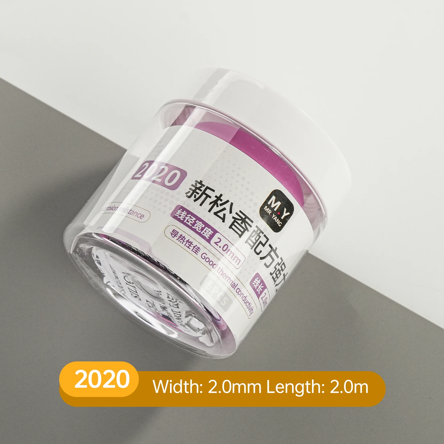 Mr.Yang 2015/2020 High Strength Solder Wick Rosin Powder Formula 20mm Width 2m Length Desoldering Braid  for Electronics Repair