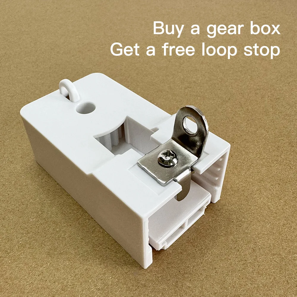 Auxiliary Gear Box for Trietex Smart Curtain Track End Cup for JIALISI Electric Curtain Rail Accessories