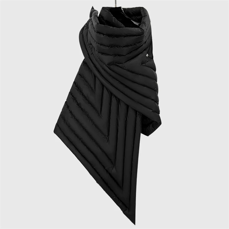 Women's winter jacket 2025 New Couple style high neck sleeveless down jacket 90 white duck down filled down vest y2k down coats