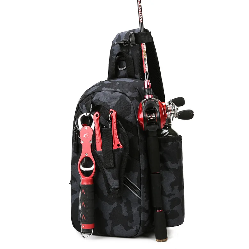 Chikage-bolsas de pecho tácticas de camuflaje de alta calidad, bolsos multifuncionales para pesca, caza, deportes al aire libre, escalada, Camping, bolso de hombro