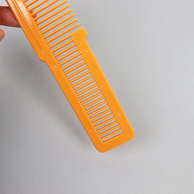 مشط تشذيب الشعر البلاستيكي المضاد للساكنة ، رأس مسطح ، مشط تصفيف الصالون ، 1: