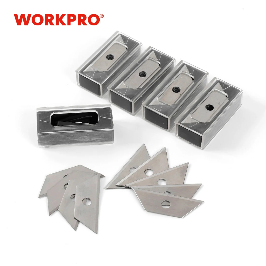 WORKPRO 50pcs 100pcs Utility Knife Folding Knife Replaced  Blades Kits