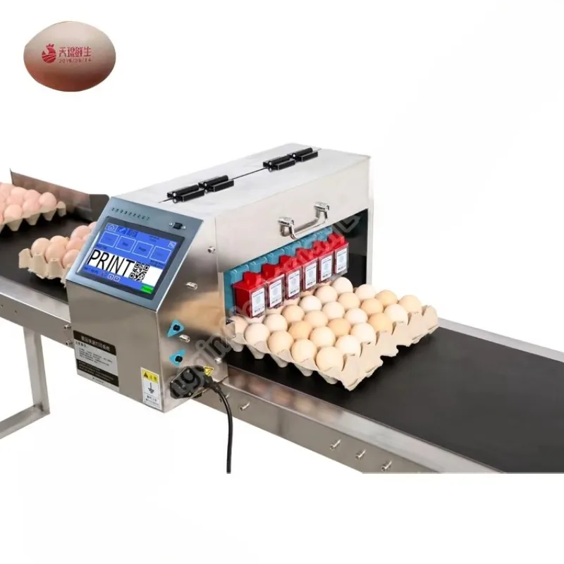 Customized China Manufacture Printer Expiry Date Printing Automatic Egg Coding Machine
