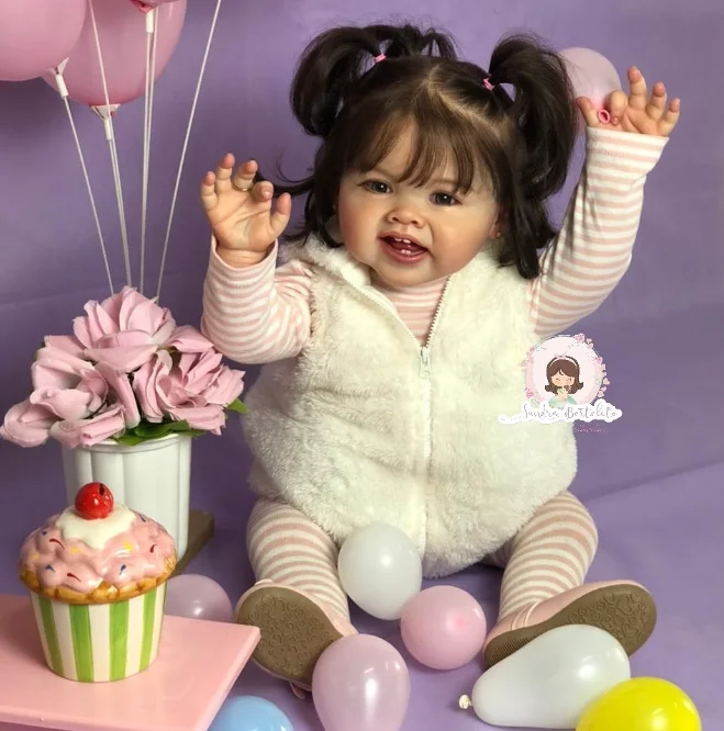 28inch Huge Size Reborn Toddler Doll Kit Realistic Baby Doll Finished Painted Doll Parts for Girls Bebe