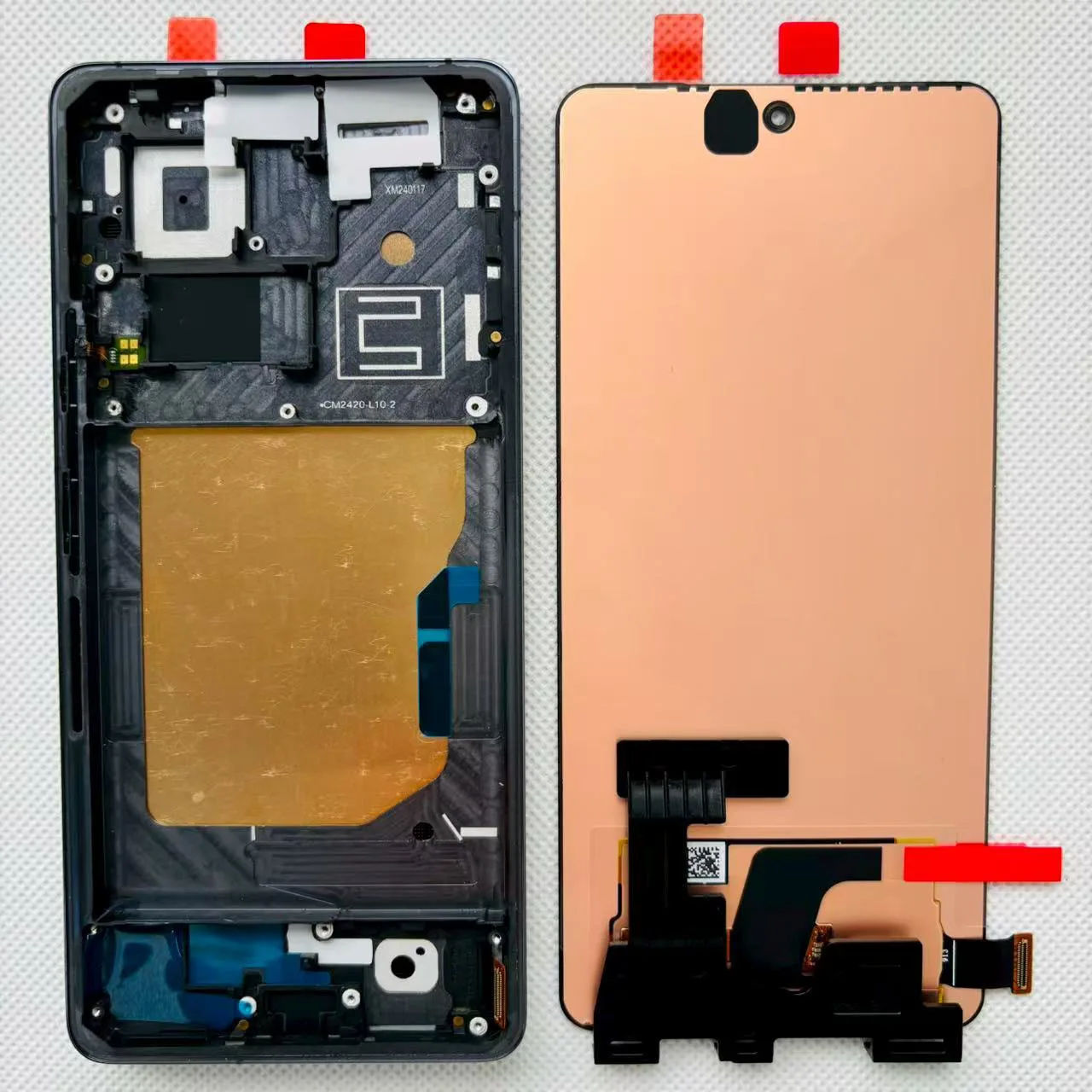 6.78' Original AMOLED For Vivo IQOO Neo 9 5G /iQOO Neo 9 Pro/iQOO 12 LCD V2338A Display Screen Touch Digitizer Assembly +Frame