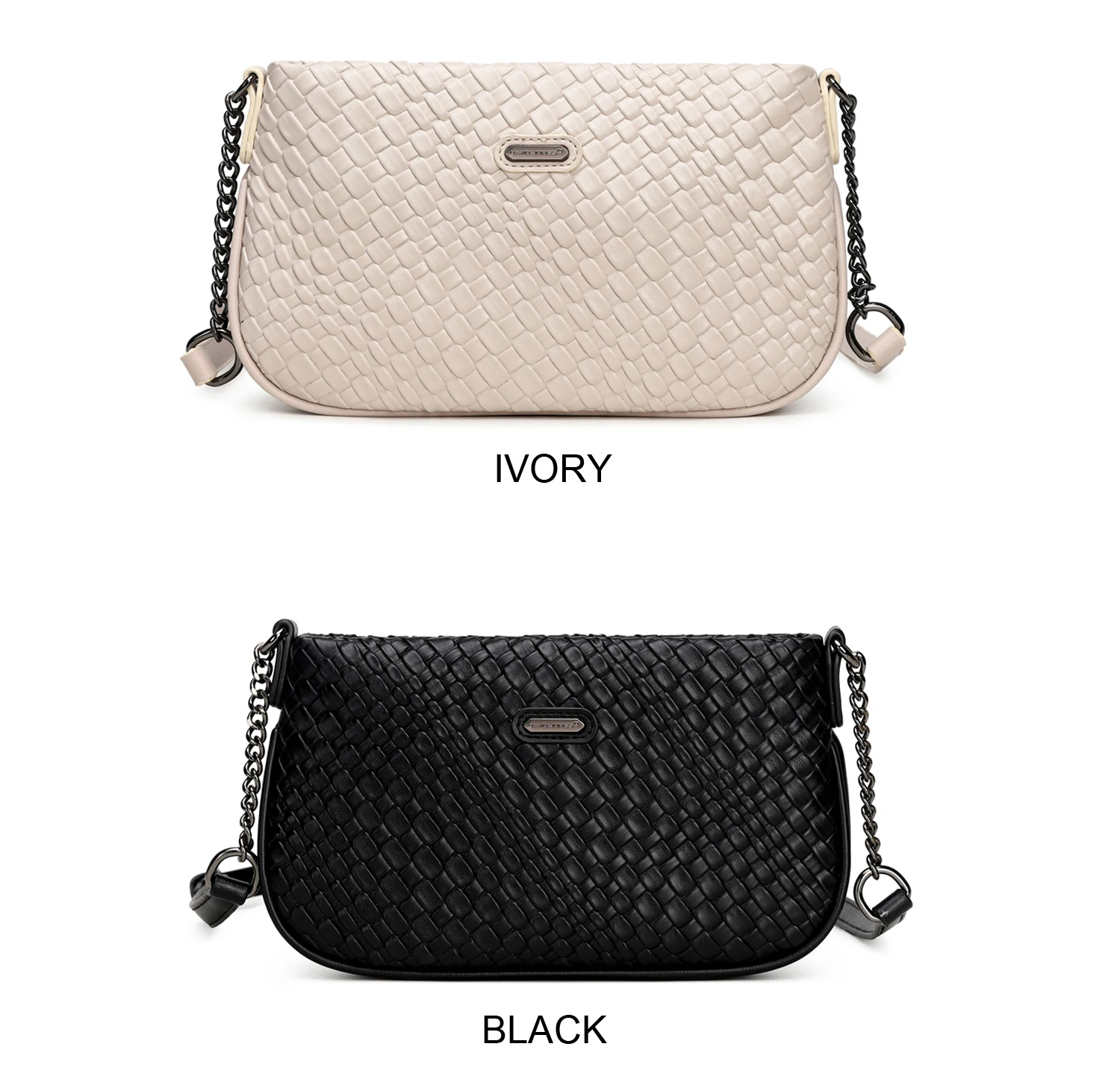 Imagem -04 - Bolsa Crossbody Clássica para Mulheres Bolsa Monocromática Simples Feminina Presente para Festa de Trabalho Novo 2023 2024