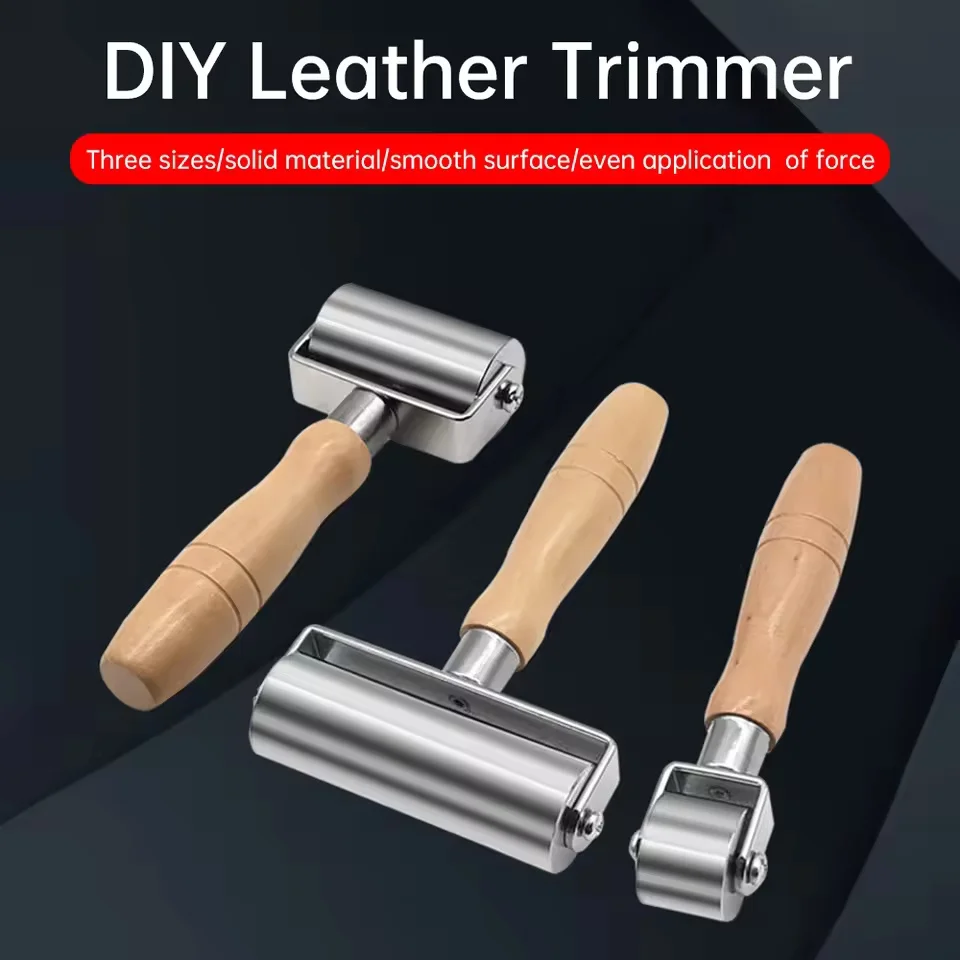 1PC Leder Kleber Laminieren Roller Leder Presse Rand Roller Platte Werkzeuge für Handwerk DIY Laminieren Werkzeug für Leder handwerk