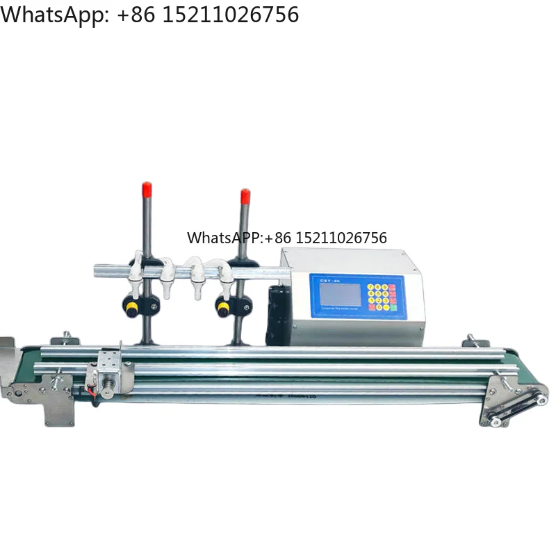 Small Auto 4 Heads Diaphragm Pump Production Line Filling Machine for Filling Edible Oil Sesame Paste Oil Beverages Chemical