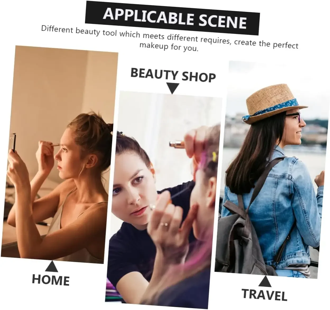 1Pc 耐久性のある眉毛トリマーはさみまつげ鼻毛リムーバーメイクツールステンレス鋼の爪角質リムーバークリップ