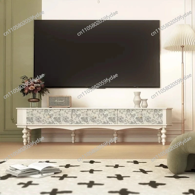 Vintage European Tv Table Cabinets High End Light Luxury Creativity Tv Table Universal Center Suporte Para Tv Salon Furniture