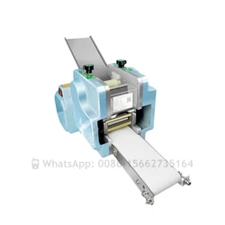 Stainless Steel Automatic Dumpling Skin Wonton Empanada Wrapper Making Machine Siomai Gyoza Momo Roti Chapati Wrapper Maker