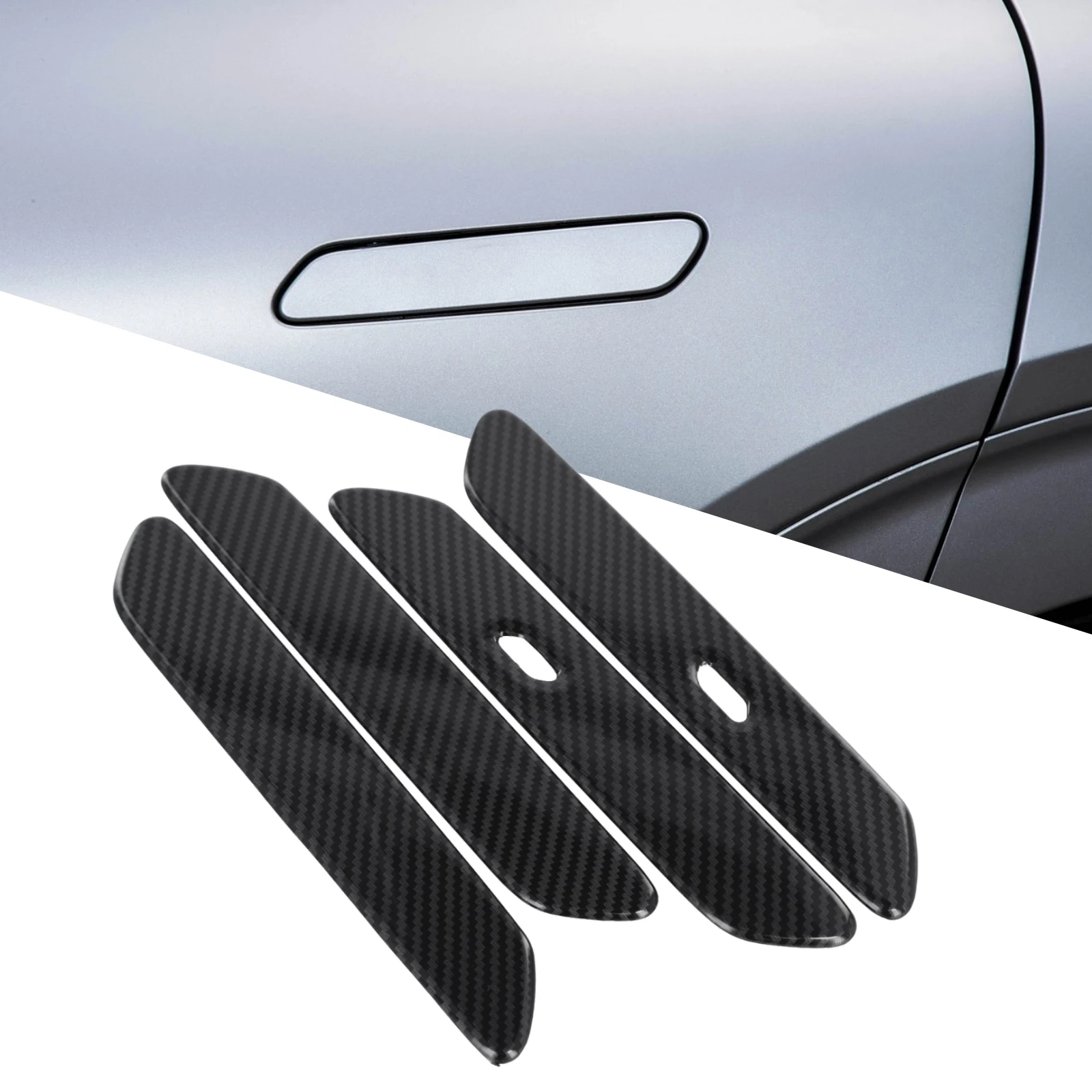 

Exterior Door Handle Cover Trim with Carbon Fiber Print for Kia EV6 2022 and 2023 Designed to Prevent Scratches and Abrasion