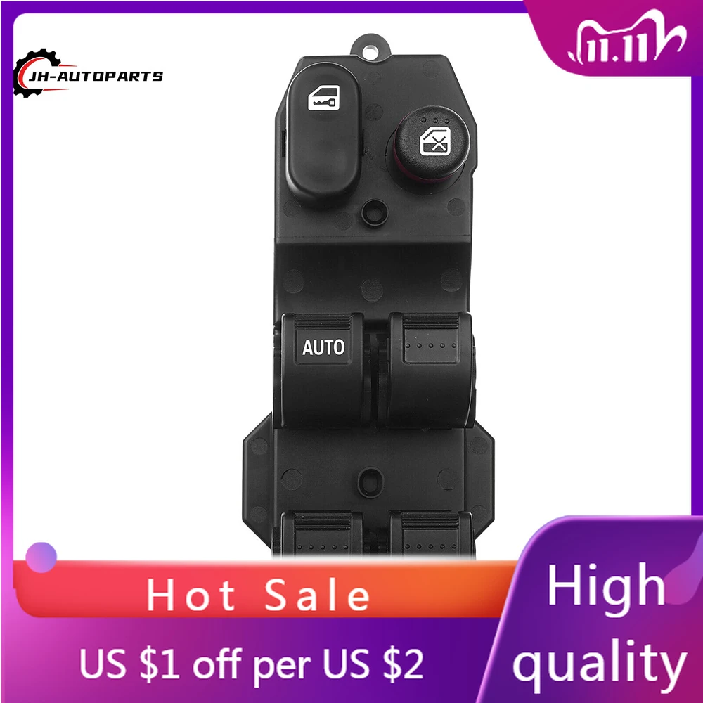 

Car Window Button For HONDA Jazz Fit 2003-2008 Left Hand Drive Window Switch Control Button Master Switch 35750-SAA-G12ZA 35750