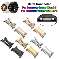 Quick Fit Adapter Connector for Samsung Galaxy watch 7 FE 6 44 40mm 6 Classic 47mm 43mm Stainless Steel Connectors 4/5/pro band