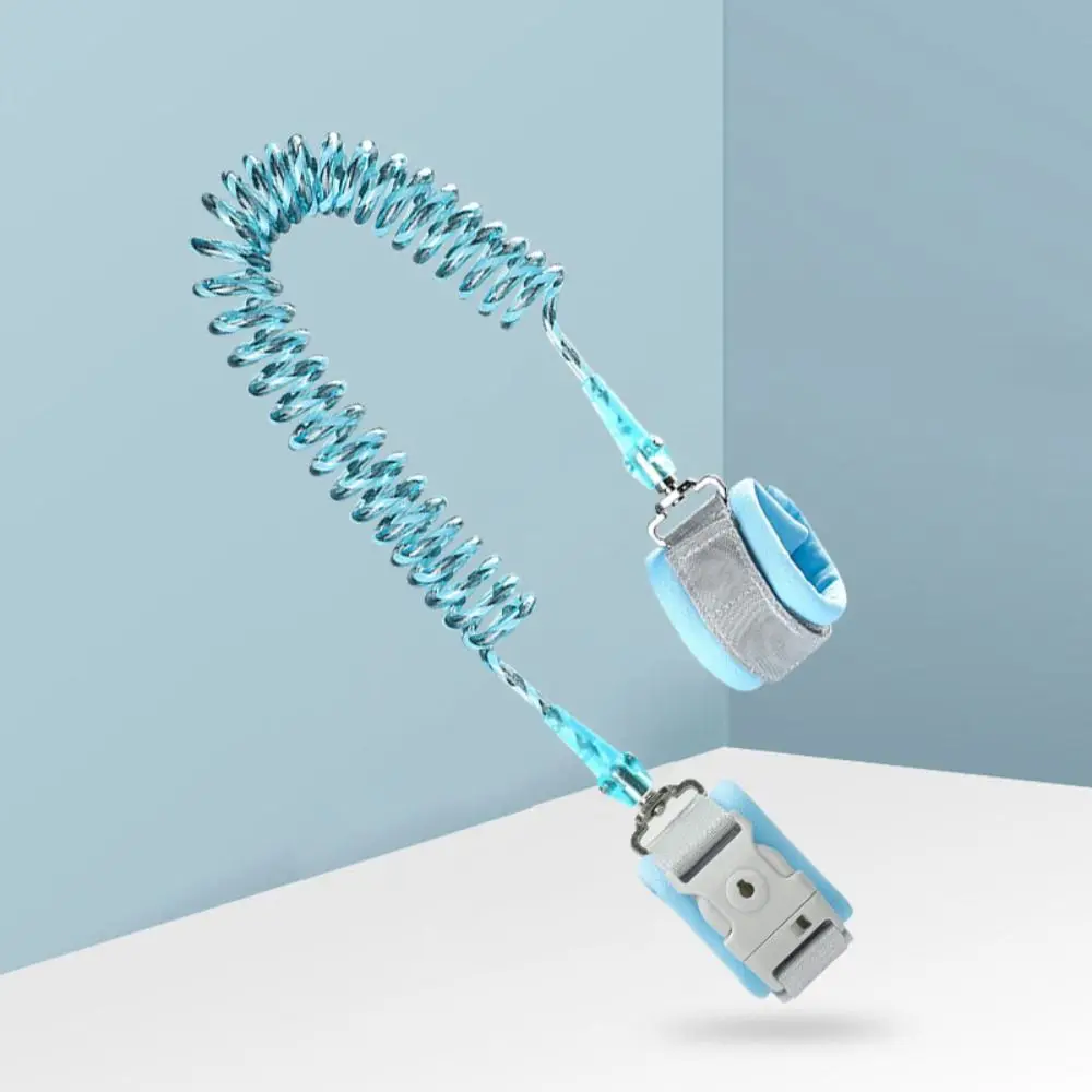 Elastic Baby Link Traction Rope Bracelet Reflection Children Safety Harness Key Lock Loss prevention Anti-lost Wrist Link Band