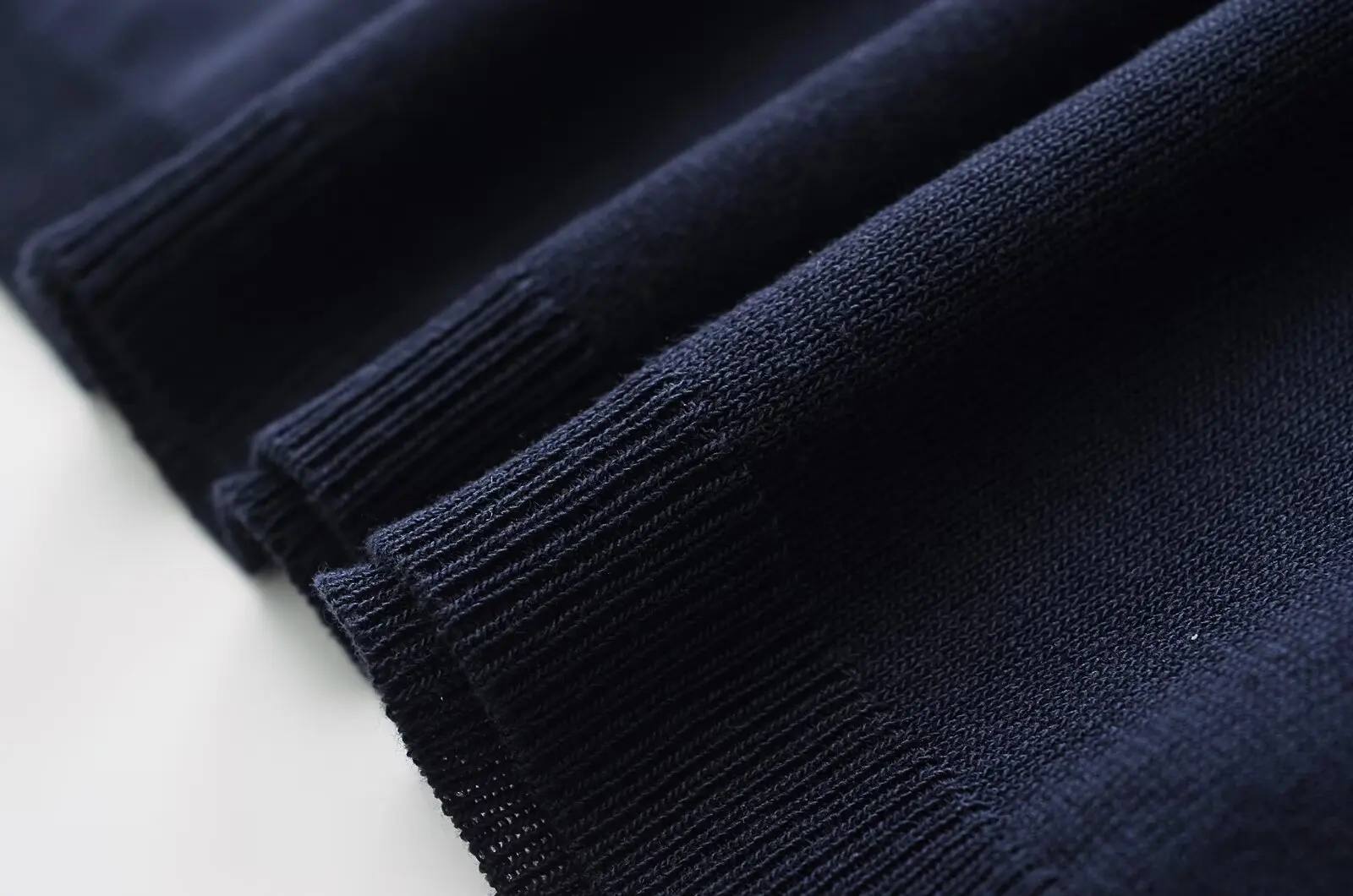 Jenny & Dave-Camiseta minimalista con cuello tipo Polo, pantalón corto informal, camiseta de manga a la moda para mujer, camiseta de verano de Color azul marino para mujer