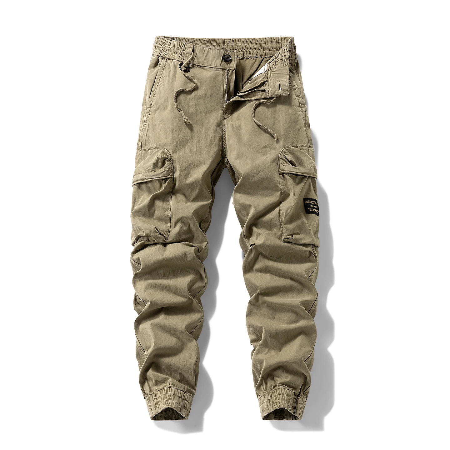 

Foot binding autumn style men's loose leg binding pants men's work pants trendy casual pants men's multi pocket work pants men