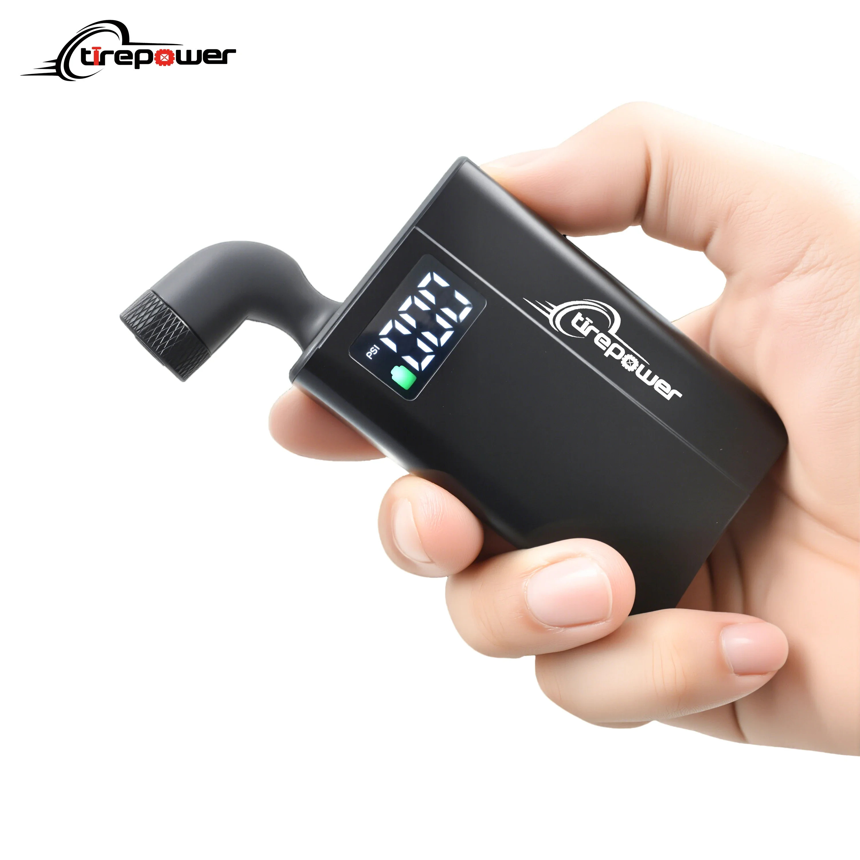 

Bicycle Electric Tire Pump Fast Inflate Portable With Presta Schrader & Clik Valve 120 PSI Mini bike Pump for Road MTB City Bike