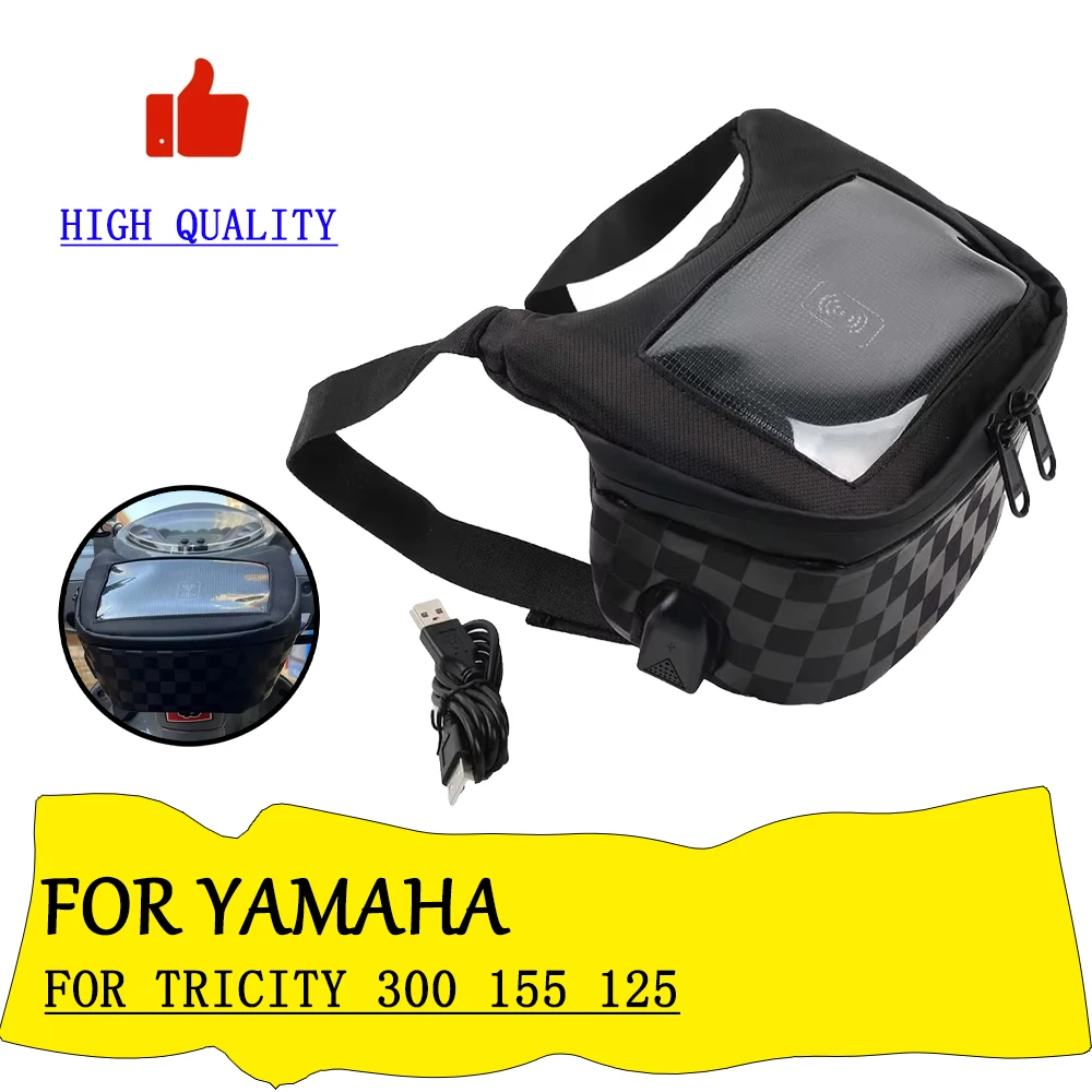 

Motorcycle Accessories Tool Storage Bag Touchscreen Phone Navigation Bag For YAMAHA Tricity 300 155 125 For PIAGGIO MP3