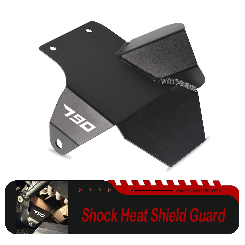 

For KTM 890 790 Adventure S R Rally 2019-2026 Motorcycle Accessories Rear Shock Heat Shield Guard Exhaust Pipe Cover Protection